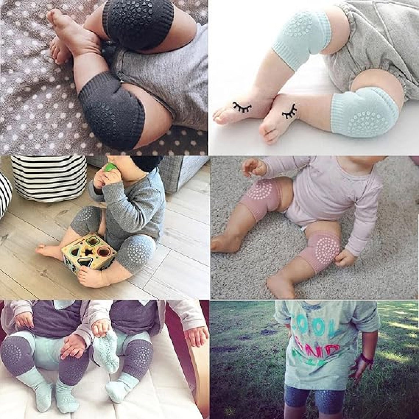 Rodilleras protectoras y Antideslizantes Para Bebes