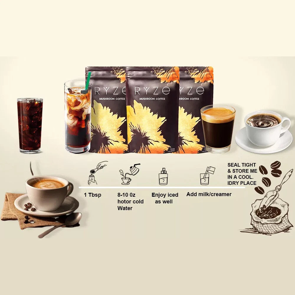 CAFE RYZE DE HONGOS