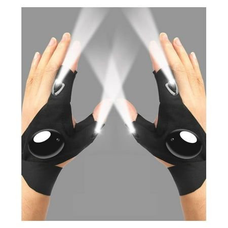 Guantes Con Luz Led Impermeable