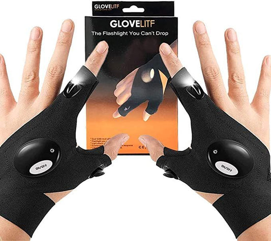 Guantes Con Luz Led Impermeable